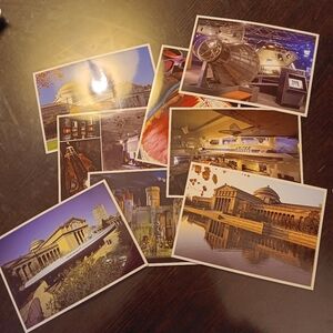 MUSEUM OF SCIENCE AND INDUSTRY PHOTO POSTCARDS
